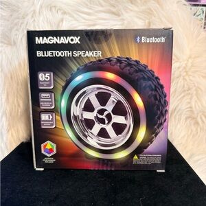 Magnavox Bluetooth Portable Speaker with LED Lights - Black